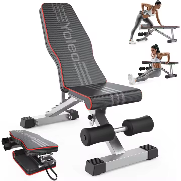 Banco de Gimnasio Plegable Entrenamiento Completo del Cuerpo, 300kg/660kg - 1