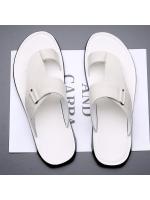 2025 verano hombres sandalias de cuero gran tamaño moda cien con simple juventud masculina playa zapatos zapatillas - details 4