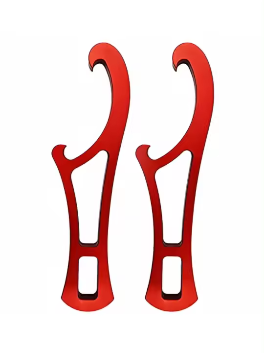 Mini llave contra incendios, llave ligera y portátil, paquete de 2 herramientas manuales esenciales para bombero - 1