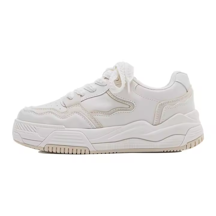 Nuevos Zapatos Blancos, Moda Casual, Zapatos Versátiles de Suela Gruesa - 1