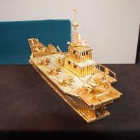 Simulación, aleación de zinc, proyectiles, tanques, buques de guerra, portaaviones, modelos artesanales, adornos, muebles para el hogar. - details 22