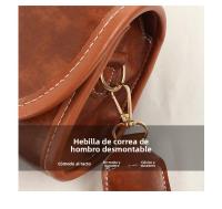 Bolsos cruzados de moda para mujeres, bolso de hombro con tapa de alta capacidad - details 5