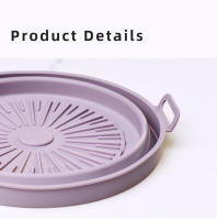 Bandeja de Cocina de Silicona para Aire Fryer Antiadherente, Reutilizable Segura para Lavado en Disfregador Ideal para Pollo Frito y Pizza - details 15