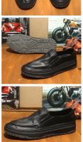 Zapatos de cuero de vaca puro de alta gama, cuero genuino, suela suave y transpirable de piel de vaca de primera capa. - details 8