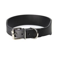 Collares de cuero de microfibra para perros, correas ajustables para el cuello de mascotas de 5cm de ancho, Collar duradero con forma de pez L-3XL para perros medianos y grandes - details 1