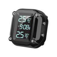 Sistema de supervisión de presión de neumáticos inalámbrico, TPMS con carga USB para motocicleta con 2 sensores externos, pantalla LCD Digital - details 11