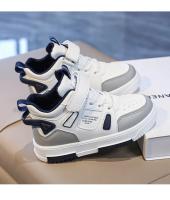 Zapatillas de deporte para niños de primavera-otoño 2025 Zapatos blancos casuales de cuero de alta calidad para estudiantes - details 7