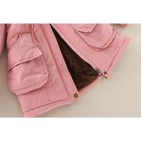 Chaqueta de algodón acolchada para mujer, abrigo informal ajustado con capucha, Parkas acolchadas, abrigo cálido, otoño e invierno, nové de 2025 - details 36
