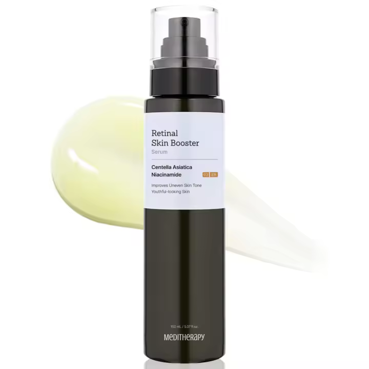 MEDITERAPIA Booster 5.07 fl. oz 100ppm Retinal Ideal Principiante Sensible Avanzado Retinol Face - Suero facial de retinaldehído para - 1