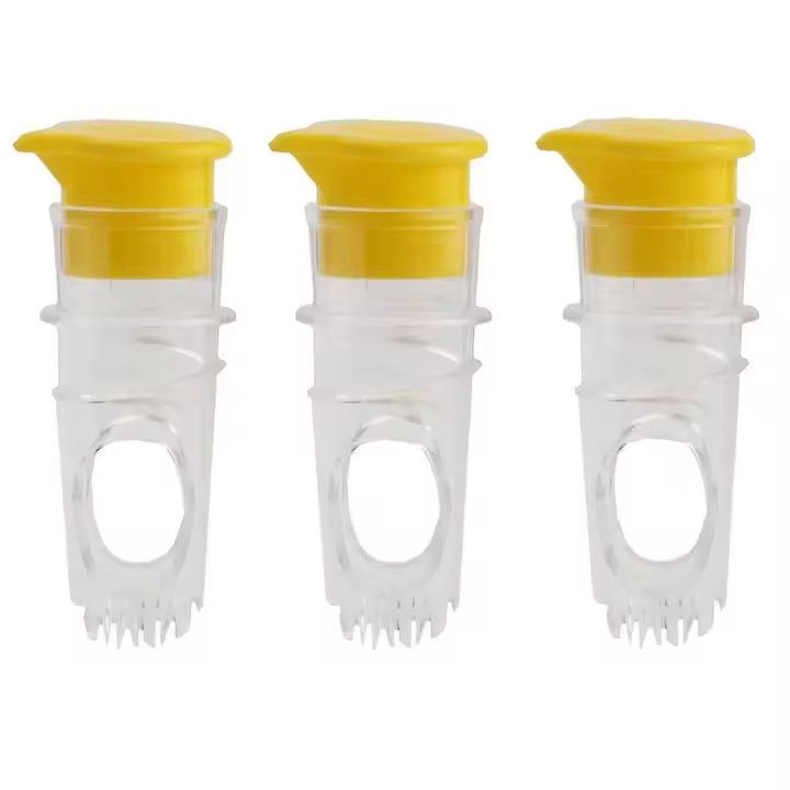 Mini exprimidor de limón Manual de 3 uds, exprimidor de limón portátil, exprimidor de frutas multifuncional para su cocina - 1
