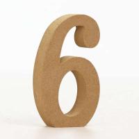 Ártesanía de Números Árabes de Madera 10cm de Largo Ideal para Fiestas, Bodas, Decoración del Hogar - details 7
