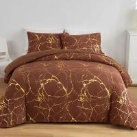 Juego de Funda Nórdica de Doble Estampado Mármol, Ropa de Cama de Lujo, Tamaño King, Tamaño Queen - details 0