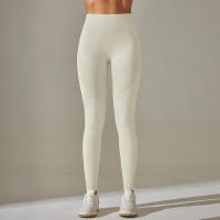 Leggings de yoga sin costuras para mujer, ropa deportiva de entrenamiento, pantalones deportivos de cintura alta - details 11