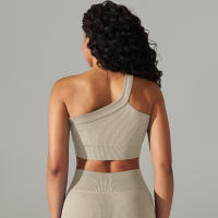 Hamidou-Sujetador deportivo Sexy para mujer, sostén de Yoga para Fitness, espalda hermosa, sujetador para correr a prueba de golpes, chaleco de hombros inclinados, Tops de entrenamiento para gimnasio - details 13