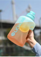 Botella de agua deportiva con pajita de gran capacidad, hervidor de agua portátil de plástico para exteriores - details 17