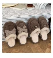 Zapatillas de algodón sucias antideslizantes de invierno a la moda Ins de estilo coreano, plantilla de felpa, nuevo hogar, dormitorio, parejas - details 11