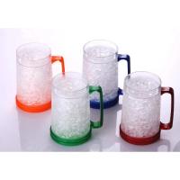 Taza de cerveza helada para congelador, vaso de vino de enfriamiento transparente, doble pared, Gel, vasos para beber, Color aleatorio - details 4