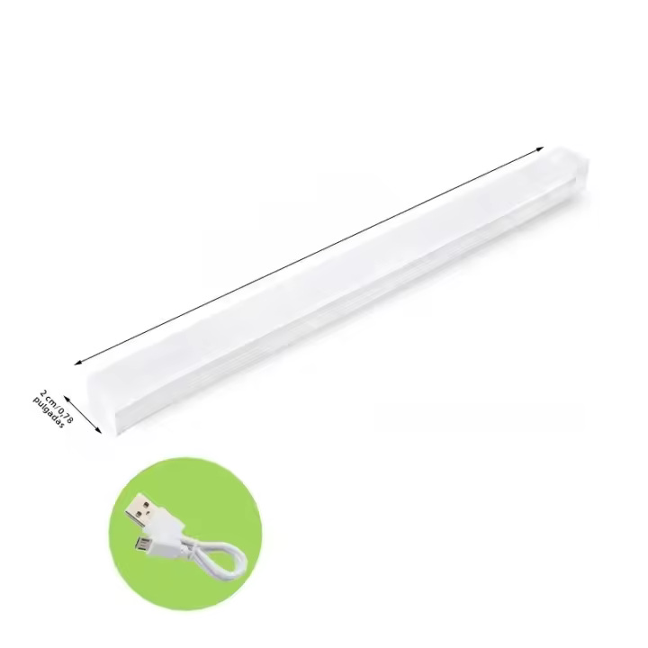 Lámpara Nocturna LED Recargable Por USB Con Sensor De Movimiento Luz Sin Cable Para Armario De Cocina Escalera Iluminación - 1