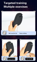 Vibrador de choque eléctrico para hombres, masturbador masculino, entrenamiento de resistencia, masajeador Sexual, anillo de glande, entrenador, juguete Sexual - details 0