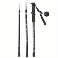 Bastón de Trekking para campistas y excursionistas, ultraligero, plegable, absorbente de golpes, ajustable y de fácil agarre - details 2