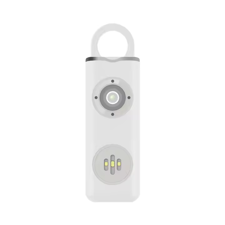 Alarma de autodefensa de 130dB, llavero de alarma de emergencia, alerta antilobo para niña, niño y mujer, llamada de emergencia fuerte - 1