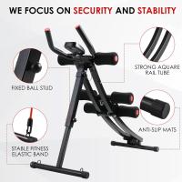 Máquina de entrenamiento Abdominal y núcleo de Fitness, equipo de Fitness plegable, 4 niveles, entrenamiento de fuerza en gimnasio en casa - details 6