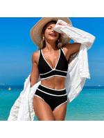 Nuevo traje de baño 2025, bikini con borde de tracción, traje de baño dividido deportivo para mujer - details 3
