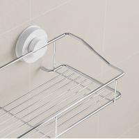 Estante de almacenamiento de acero inoxidable, estante de vidrio para baño de doble capa, sin necesidad de perforación, anillo de sellado, estante de almacenamiento 304 - details 12