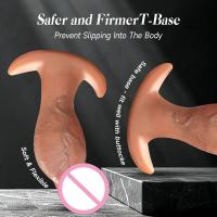 Leten Super Grande Pulga de Piel Silicona Masajeador Prostatas Estupido Sexy para Adultos - details 4