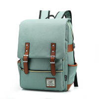 Mochila Vintage de 16 pulgadas para laptop Bolsa de lona retro casual para hombres y mujeres - details 3