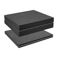 Cubo de espuma de rejilla, caja de herramientas de espuma para cámara, inserto de caja, herramienta, 400x300x50mm, 2 piezas, 400x300x10mm, 2 piezas - details 0