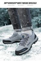 Zapatos de Senderismo Invierno para Hombres Botas Cálidas Exteriores para Acampar Antichoque Zapatillas de Escalada con Cordones - details 12