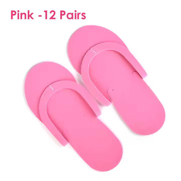 Zapatillas de Espuma Desechables KADS 12 Pares para Cuidado de Pies en Salón de Uñas, Spa, Hotel - 1