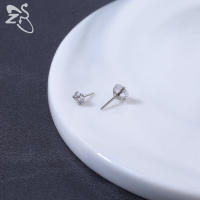 ZS-Piercings de acero inoxidable para el cartílago de la oreja, Piercings de hélice Tragus de cristal sin rosca, estilo Push-In, Labret, labio superior, 1,5 MM-4MM, CZ, 1 pieza - details 10