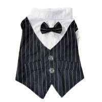 Traje Elegante para Mascotas Traje de Tuxedo con Lazo para Perros y Gatos - details 3