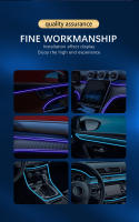 Barra de luz ambiental para coche, lámpara de atmósfera con tira oculta Interior LED Universal RGB con múltiples modos - details 6