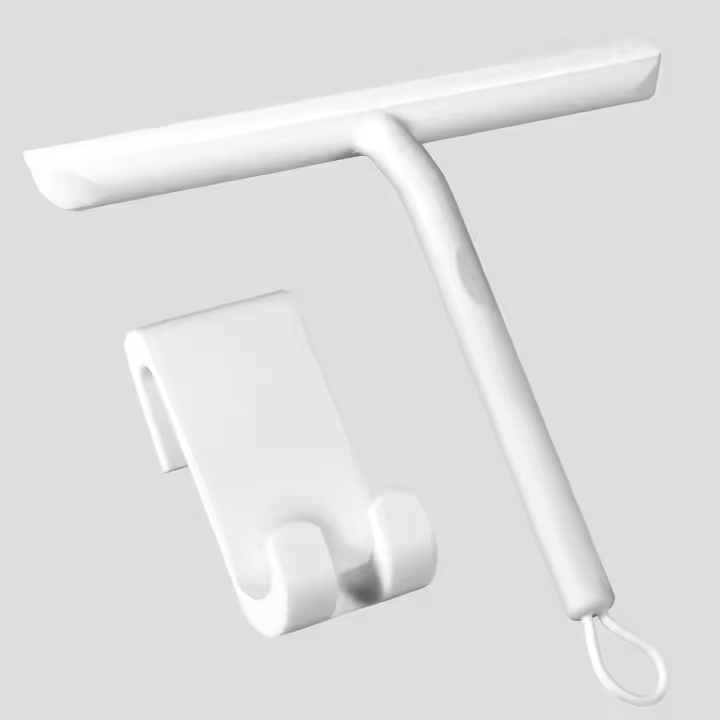 Rasquetas Limpiacristales de Silicona con Soporte Limpieza y Alisado de Superficies de Ventanas y Espejos 21cm - 1