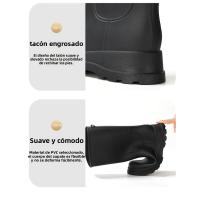 Botas de Lluvia de Moda para Mujeres Impermeables, Antideslizantes, Resistentes al Desgaste, Suela Larga, Suave - details 4