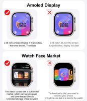 Reloj inteligente DT Ultra 2, dispositivo con control del ritmo cardíaco, ajuste del brillo, brújula, Modo deportivo, GPS incorporado, , novedad de 2024 - details 3