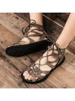 Zapatos de cuero de los hombres de estilo romano, zapatillas casuales, suaves y cómodas, sandalias de playa al aire libre, verano Nuevo - details 15