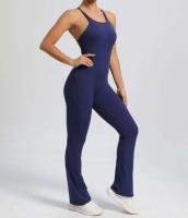 Mono deportivo de yoga sin costuras para mujer, color melocotón, glúteos ajustados, tirantes ajustables, belleza de espalda, gimnasio - details 18