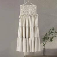 Conjunto de Moda de Verano para Mujer Top de Encaje con Cuello en V y Falda Larga de Cintura Alta - details 5