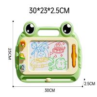 Mini tablero de dibujo magnético de rana, mesa de pintura, pata, tablero para garabatear, juguete, almohadilla borrable, tablero de Graffiti magnético borrable, regalos - details 0