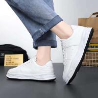 Y 39-44 Zapatos deportivos de ocio estéticos con plataforma multifuncional de moda blanca transpirable para hombre - details 6