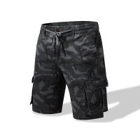 Pantalones cortos informales de algodón 2024 para hombre, Shorts holgados de cintura elástica con múltiples bolsillos, a la moda, novedad de verano 100% - details 9