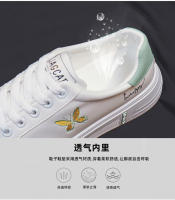Nueva capa de cuero versátil resistente al agua para mujer, estudiante mariposa, tabla, zapatos con cordones, versión coreana de varios z - details 7