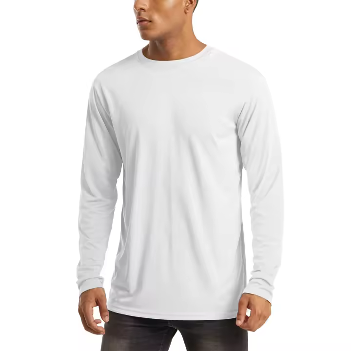 MAGCOMSEN UPF 50+ camiseta de manga larga para hombre con protección solar UV camiseta de playa verano de secado rápido - 1