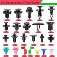 725 piezas con herramienta de extracción, clips universales para automóvil, juego de clips de nailon para paneles de puertas, revestimiento de guardabarros - details 0