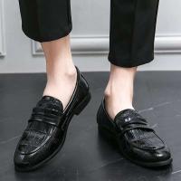 Zapatos Para Hombre de cuero repujado, informales, lujosos, británicos, formales, Oxford - details 5