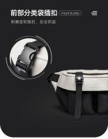 Bolso Cruzado Informal Japonés para Hombre Bolsa de Viaje y Cita Resistente al Agua, Espacio Grande, Con Cremallera para iPad de 9,7 pulgadas - details 8